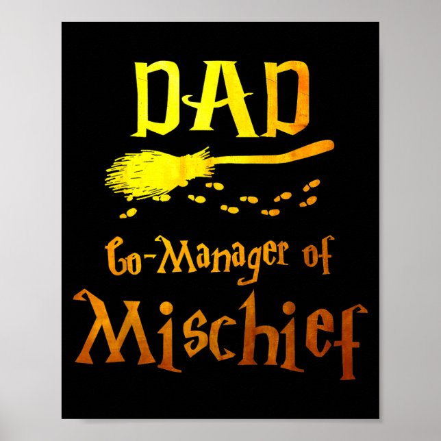 Affiche Magical Dad, Manager Of Mischief Birthday Family M (Devant)
