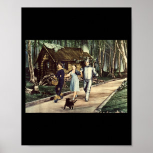Affiche Magicien de la route de brique Oz Tin Man Ecrow Do