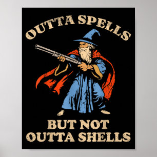Affiche Magicien sans sorts mais pas sans obus Fantaisie M