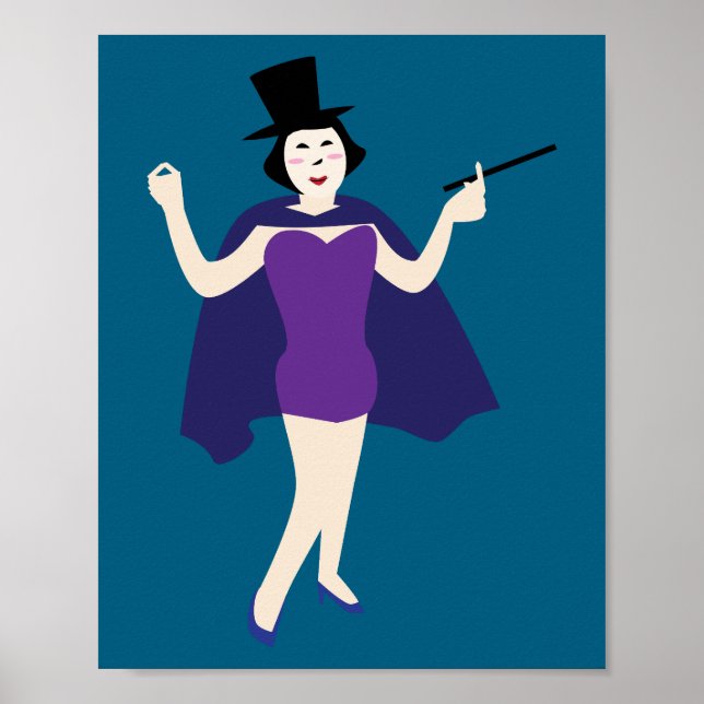 Affiche Magicienne (Devant)