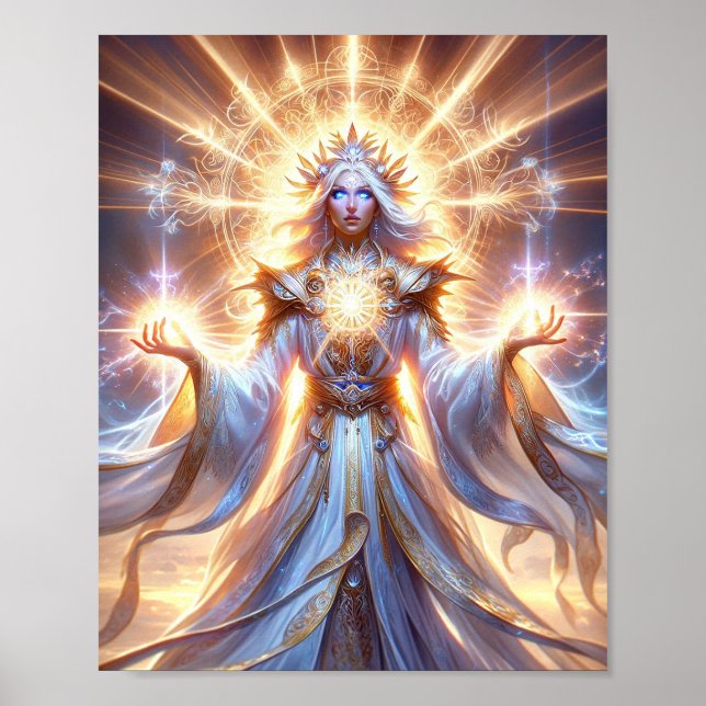 Affiche Magicienne de la lumière (Devant)