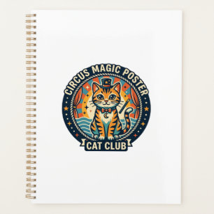 Affiche Magie de Cirque Chat Mignon Design - Cirqu