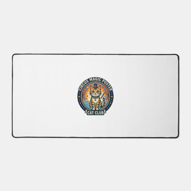 Affiche Magie de Cirque Chat Mignon Kitty Design - (Recto)