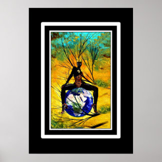 Affiche Magie de la fille noire