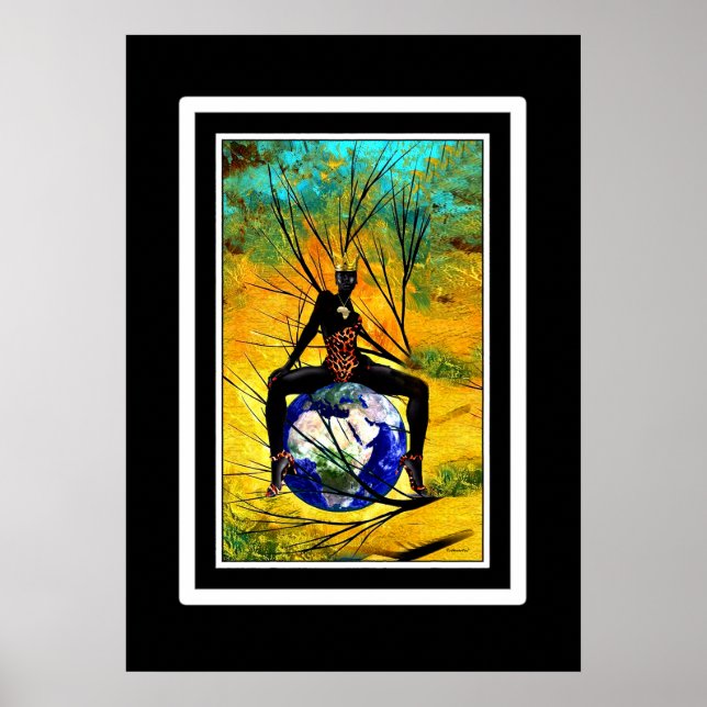 Affiche Magie de la fille noire (Devant)