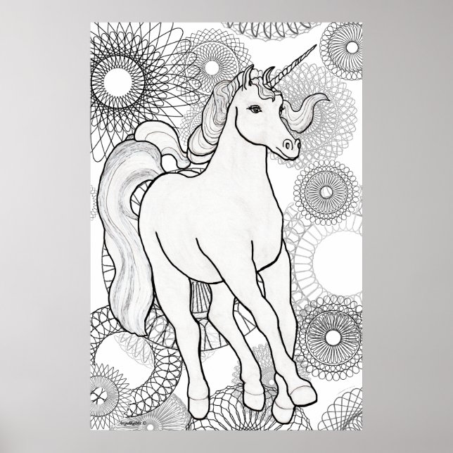 Affiche Magie de licorne (Devant)