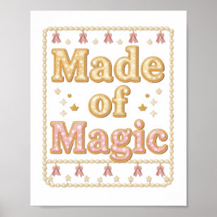 Affiche Magie Douce et Mignonne pour Enfants