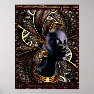 Affiche Magie noire dorée