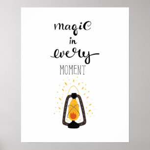 Affiche Magie scandi moderne dans chaque instant pépinière