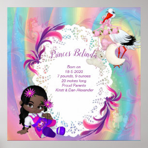 Affiche Magique Cutie Pie Unicorn Baby Girl