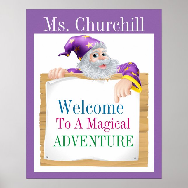 Affiche magique de l'enseignant - SRF (Devant)