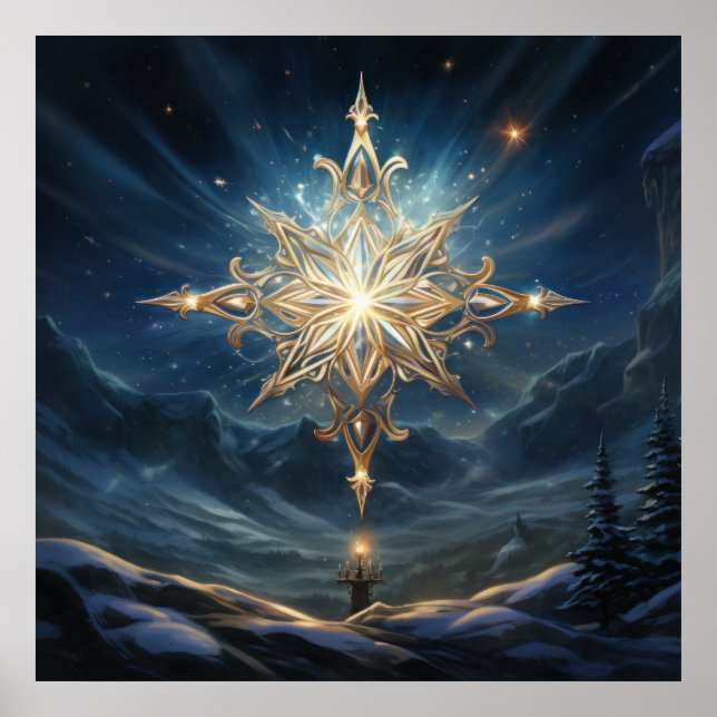 Affiche magique de l'étoile du Nord (Devant)
