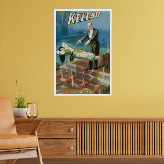 Affiche Magique Vintage, Magicien Harry Kellar