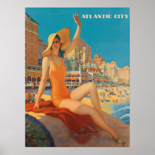 Affiche Magnificent Hotels of Atlantic City