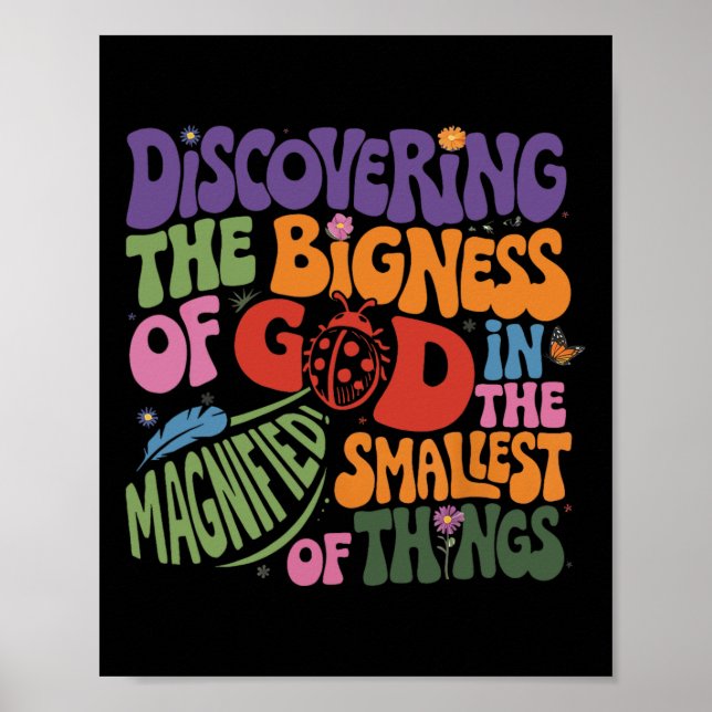 Affiche Magnified Vbs 2025 Discovering The Bigness Of God  (Devant)