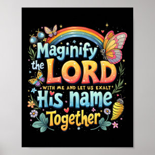 Affiche Magnifier Le Seigneur Christian Vbs 2025 Christian