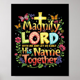 Affiche Magnifier Le Seigneur Christian Vbs 2025 Christian