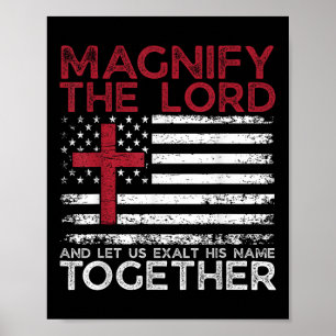 Affiche Magnifier Le Seigneur L'Exalte Ensemble Psaume _3 