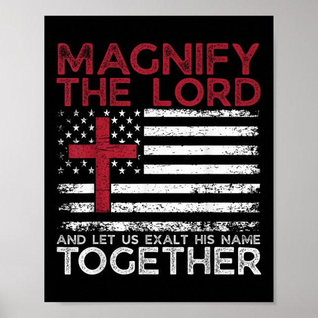 Affiche Magnifier Le Seigneur L'Exalte Ensemble Psaume _3  (Devant)