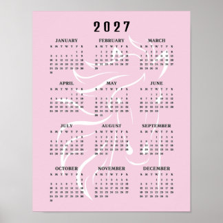 Affiche Magnifique calendrier mural de chevaux 2027