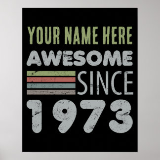 Affiche Magnifique depuis 1973 50e anniversaire