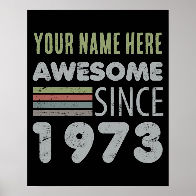Affiche Magnifique depuis 1973 50e anniversaire (Devant)