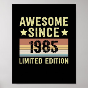 Affiche Magnifique depuis 1985 Anniversaire
