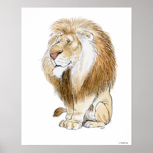 Affiche Magnifique Lion Imprimer par Wallace Tripp