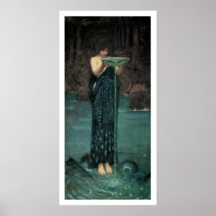 Affiche Magnifique Mermaid D'Art Victorien Imprimé