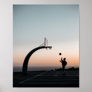 Affiche Magnifique panier de basket