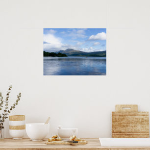 Affiche Magnifique paysage en Ecosse - Loch Lemond