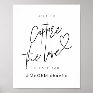 Affiche Magnifique Photobooth, Noir, Cérémonie de Mariage