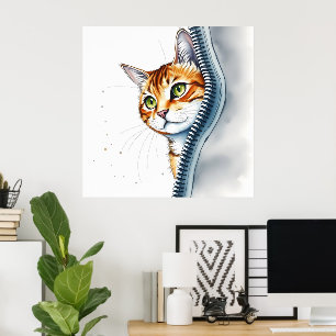 Affiche Magnifique Populaire Aquarelle Cute Collection Cha