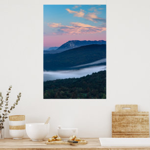 Affiche Magnifique vue sur le lever de soleil sur Nanos de