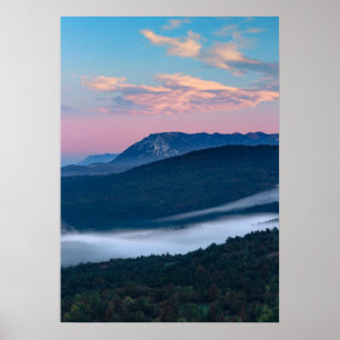 Affiche Magnifique vue sur le lever de soleil sur Nanos de
