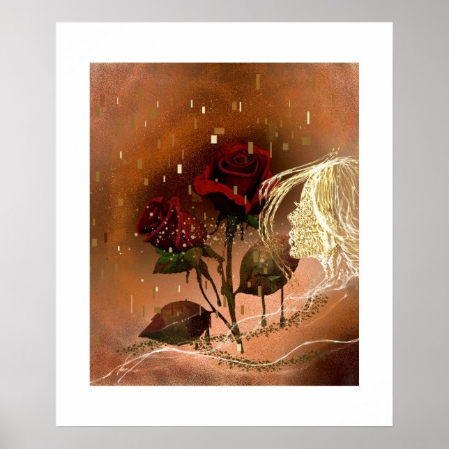Affiche Magnifiques Roses d'Automne  (Devant)
