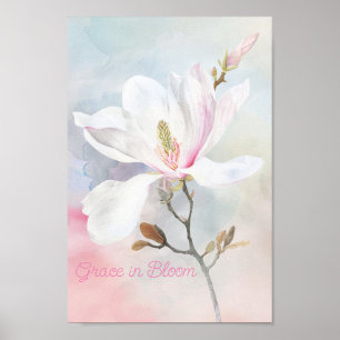Affiche Magnolia Dream : Une Symphonie de Pastels