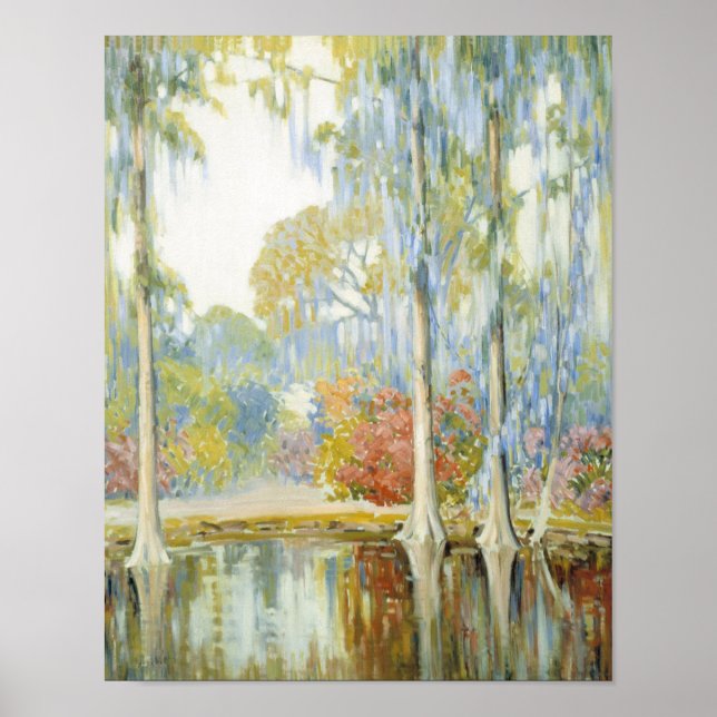 Affiche Magnolia Gardens Alfred Hutty (Devant)