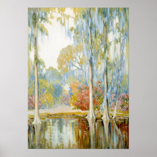 Affiche Magnolia Gardens par Alfred Hutty