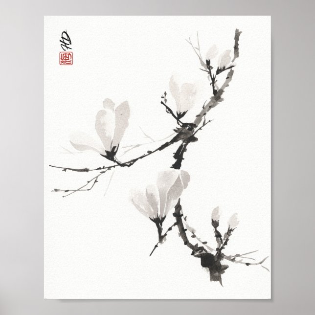 Affiche Magnolia qui murmure (Devant)