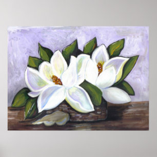 Affiche Magnolias du sud