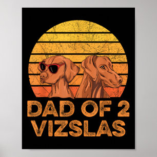 Affiche Magyar Vizsla Citation Pour Un Père Vizsla