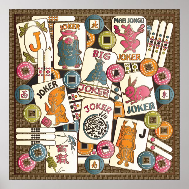 Affiche Mah Jong Jokers (Devant)