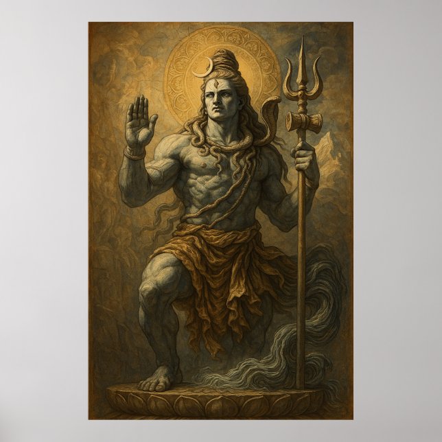 Affiche Mahadev, Destructeur des oeuvres d'art du mal (Devant)