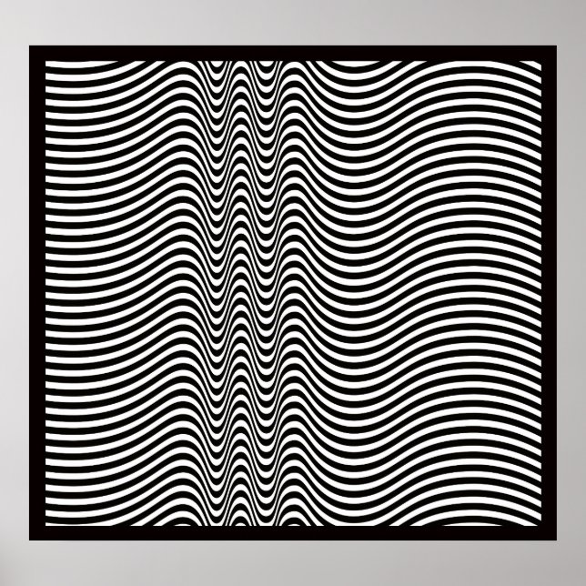 Affiche Mahagonia Op Art (Devant)