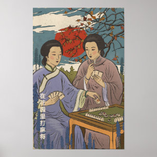 Affiche Mahjong