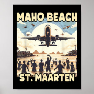 Affiche Maho Beach St. Maarten