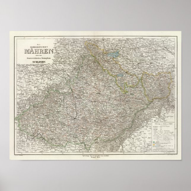 Affiche Mahren, Oesterr Schlesien (Devant)