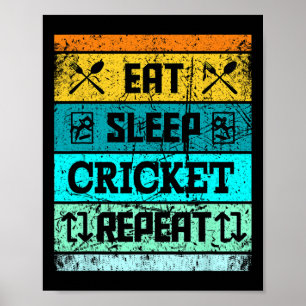Affiche Maillot de cricket Sport Équipe de cricket Manger