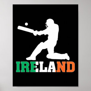 Affiche Maillot de fan de cricket d'Irlande 2025 Cricket i
